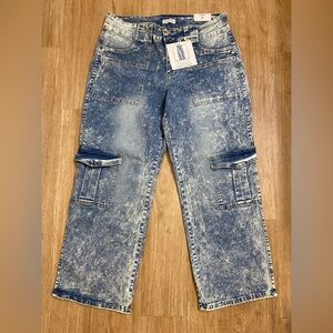 Cargo Women  Denim Relaxed Jeans in Blue